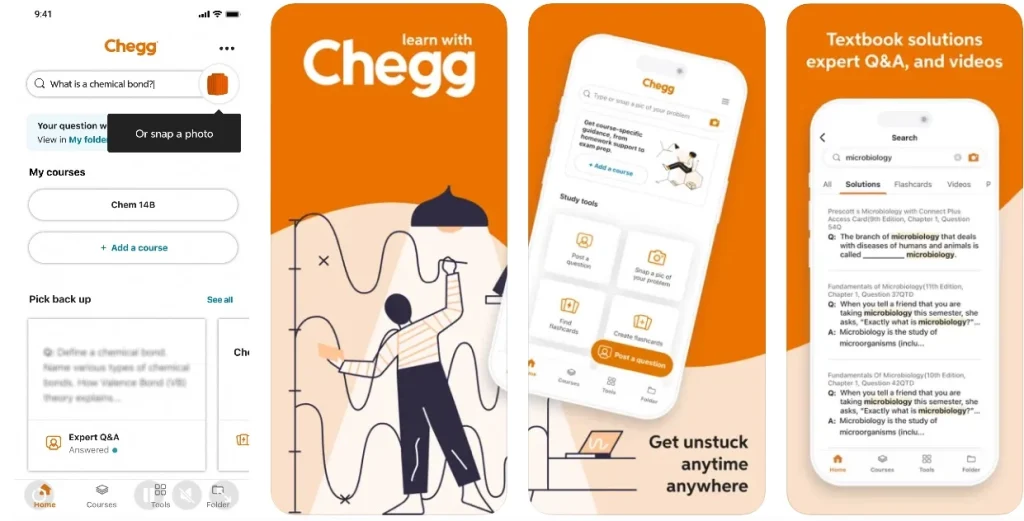 Sử dụng Chegg trên thiết bị di động