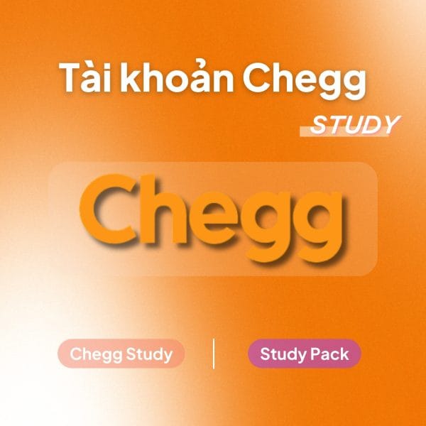 Tài khoản Chegg Study & Chegg Study Pack